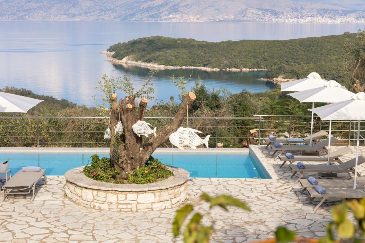 Villa White Stone By Rodostamo Collection Kassiopi Exterior foto